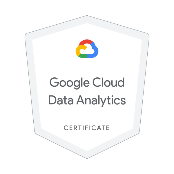 Google Cloud Data Analytics Certificate